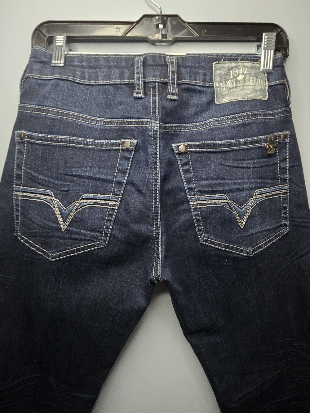 Buffalo David Bitton men's straight-leg jeans with a distinctive dark wash 29×30